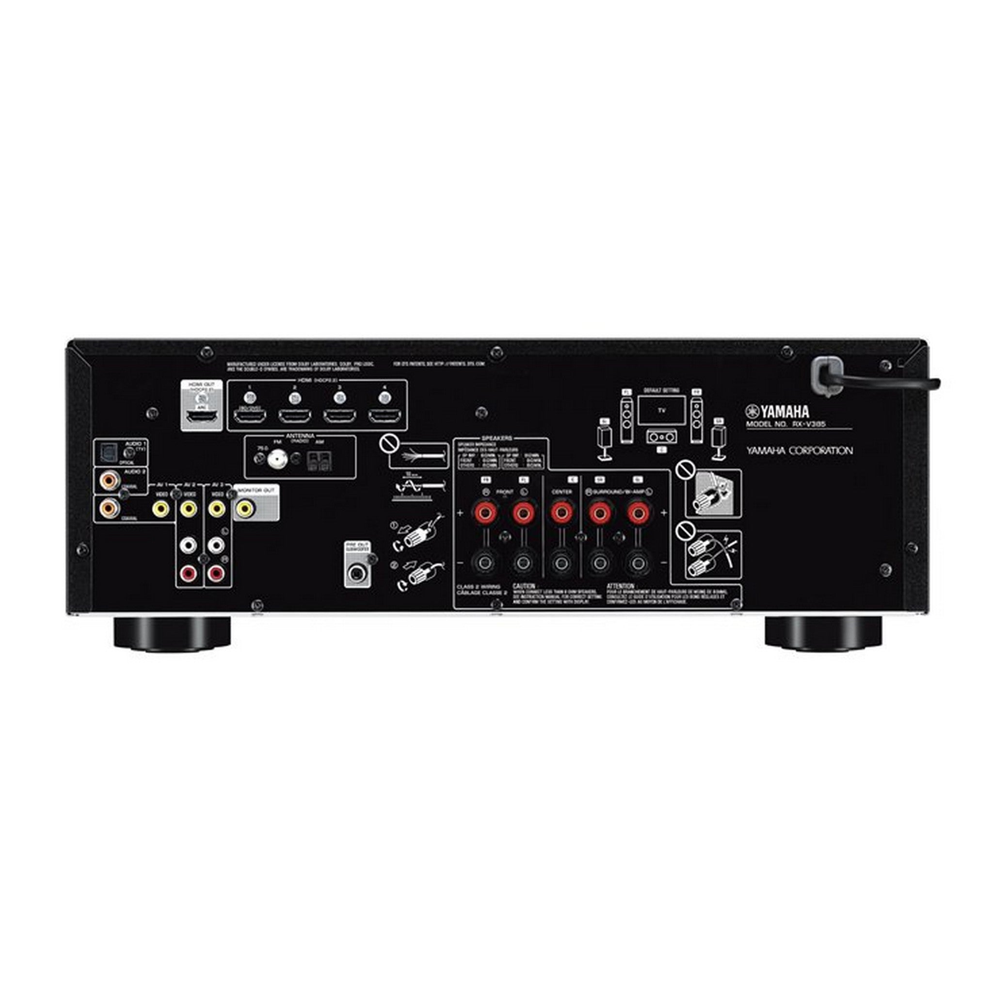 Yamaha RX-V385 5.1-Channel 4K AV Receiver – AVLGEAR