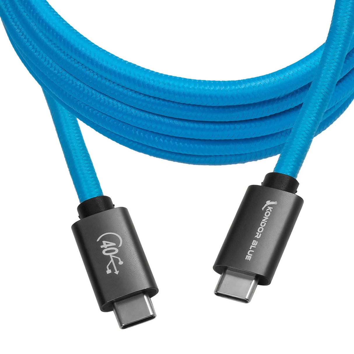 Kondor Blue 6-Foot Thunderbolt 4 USB 4.0 Type-C Cable