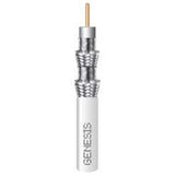 Genesis RG6 Quad Coax Cable 500 Foot Box White