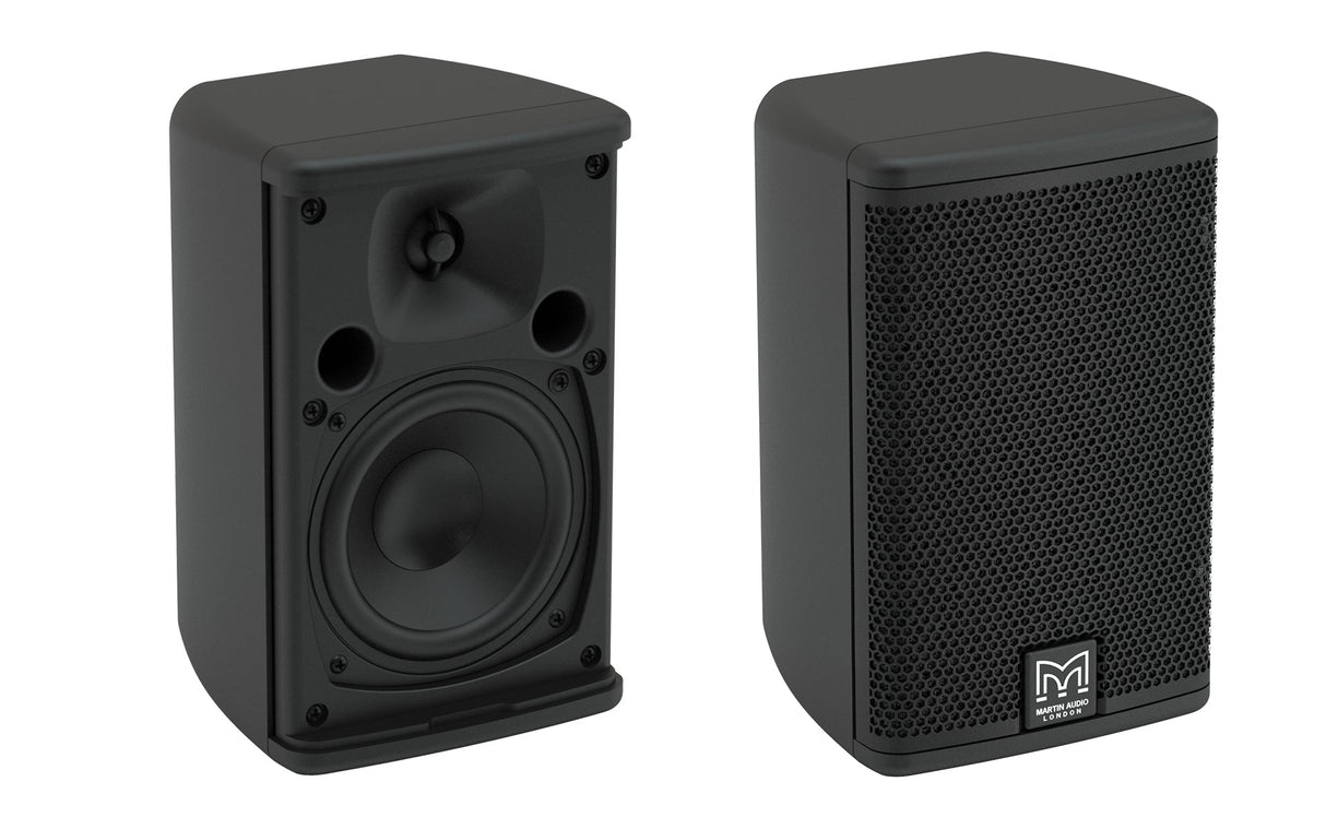 Martin Audio A40 ADORN 4-Inch Passive Two-Way On-Wall Loudspeaker, Black, Pair