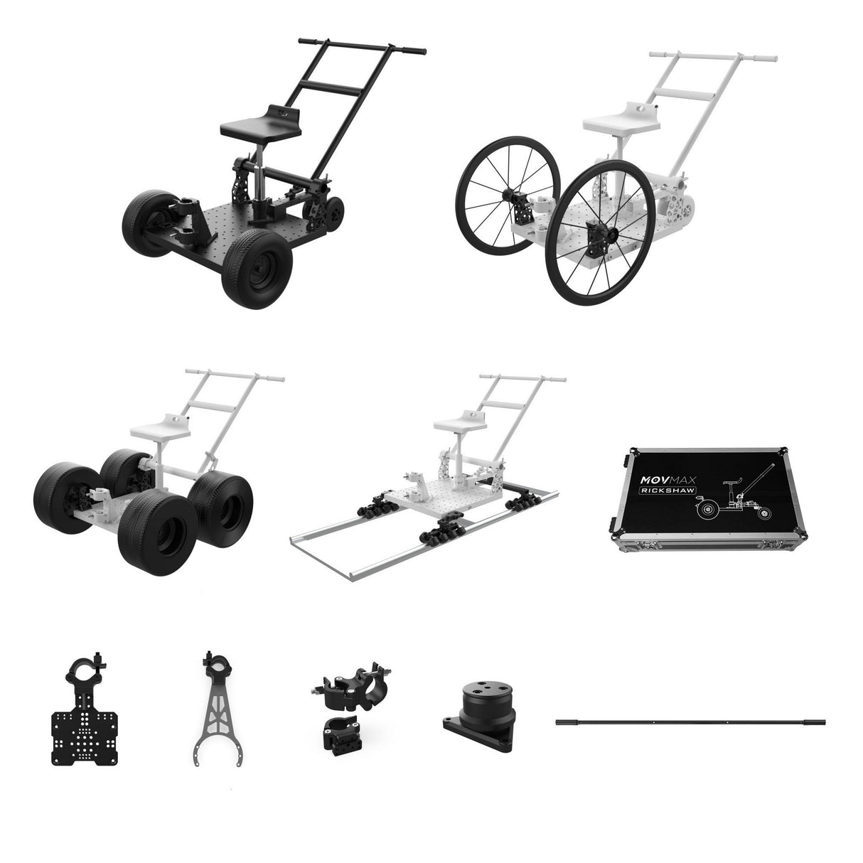 MOVMAX All-Terrain Rickshaw Complete Combo