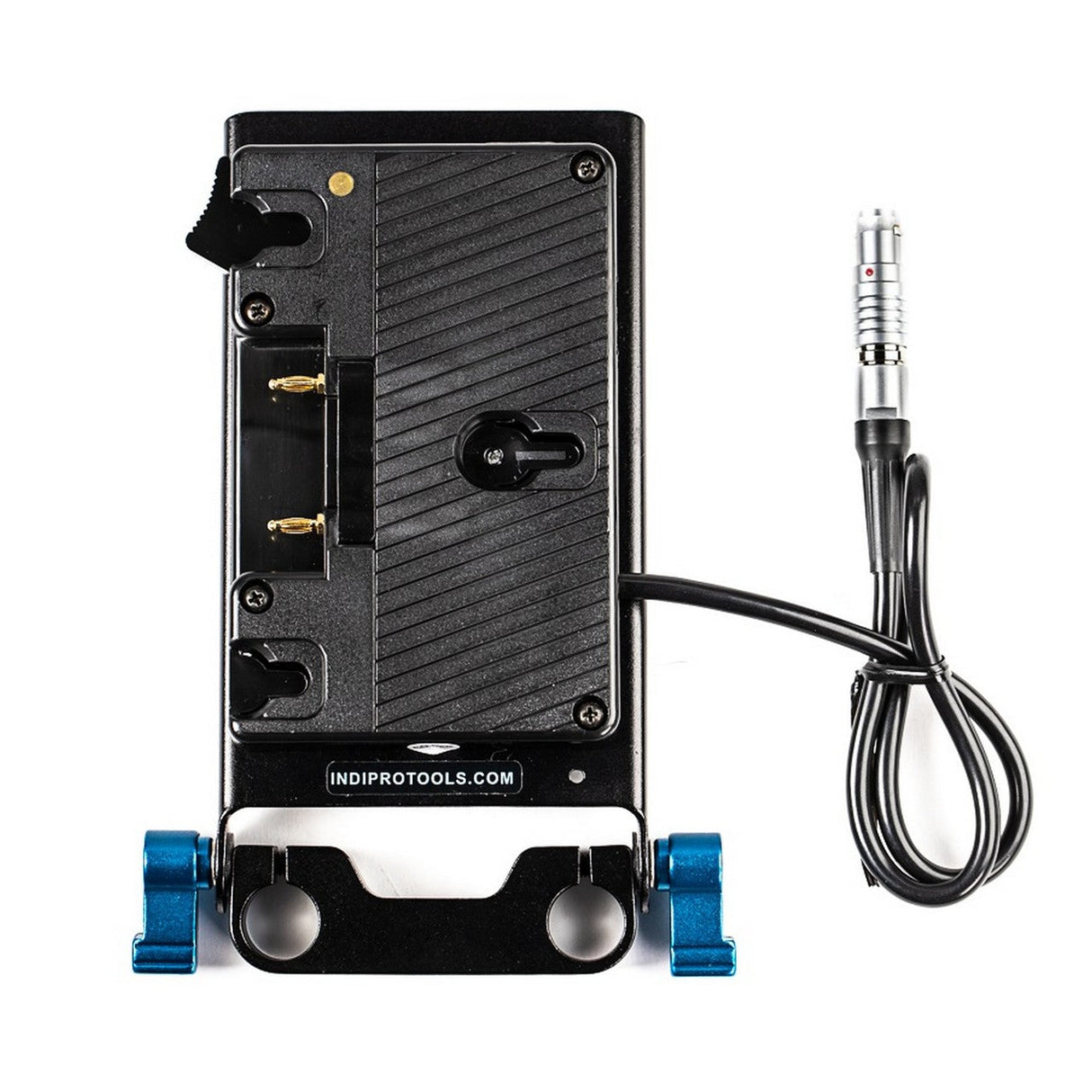 IndiPRO CPG300 Gold Mount Plate with 24 Inch LEMO Type Cable Compatible with Canon C300 Mark II with 15mm Rod System
