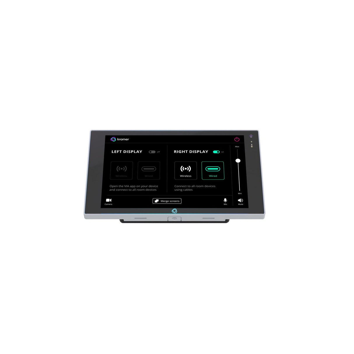 Kramer KT-208WM 8-Inch Wall Mount PoE Touch Panel