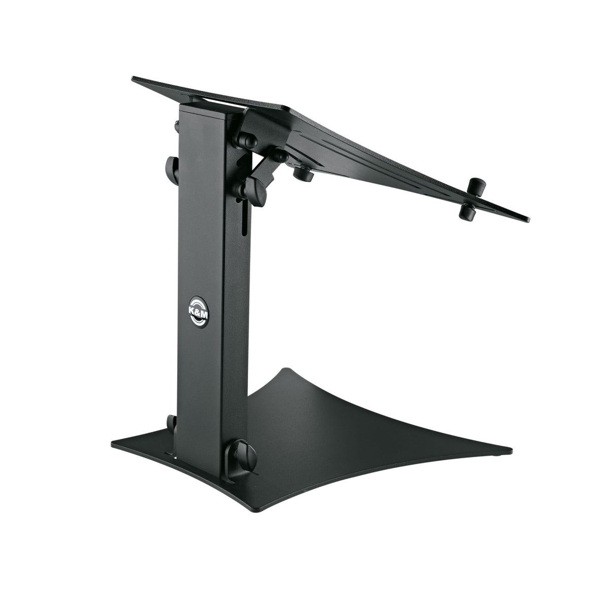 K&M 12190 Foldable Laptop Stand for Mobile DJs and Musicians