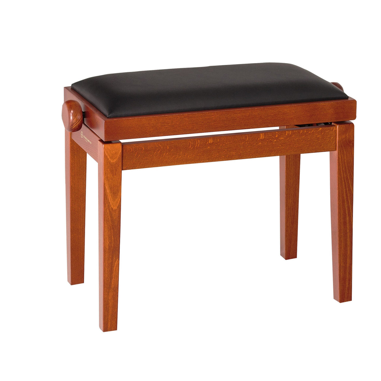 K&M 13740 Piano Bench Wooden Frame without Cushion, Cherry Matt Finish