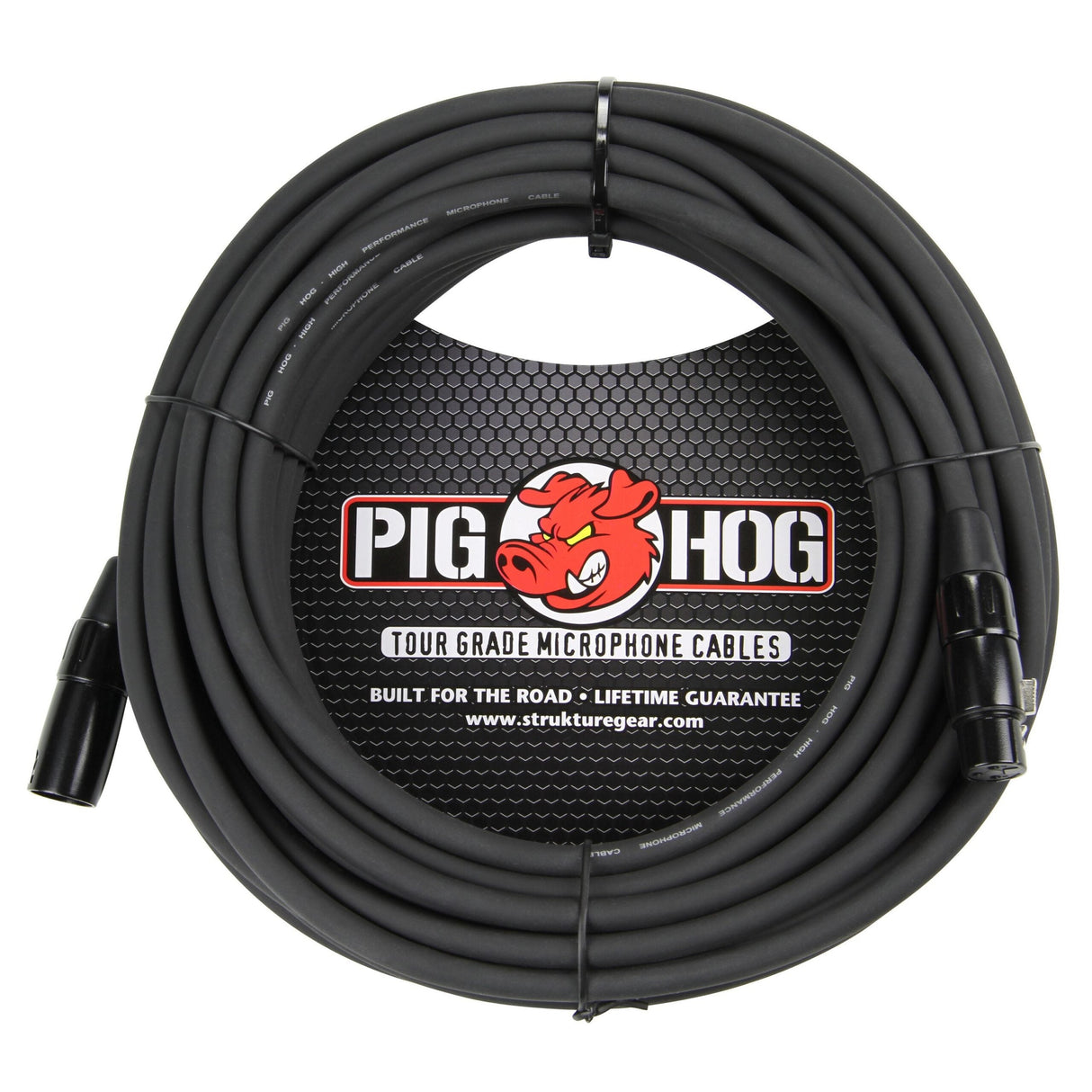 Pig Hog PHM100 8mm Microphone Cable, 100ft XLR