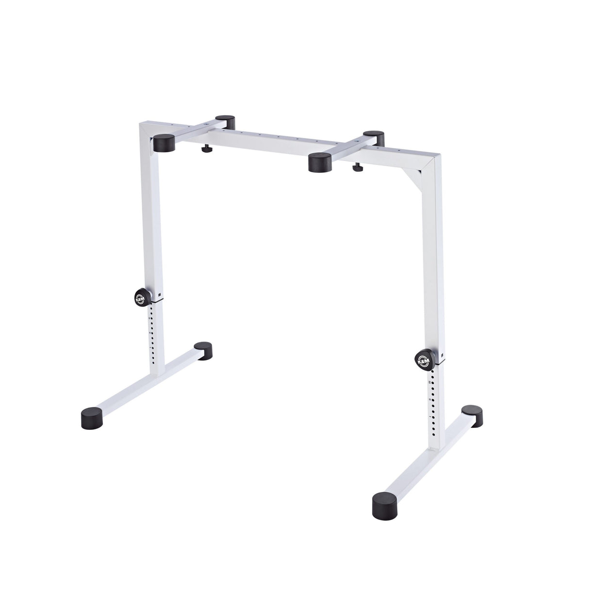 K&M 18810 Omega Table-Style Keyboard Stand, Pure White