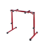 K&M 18820 Omega Pro Table-Style Keyboard Stand, Ruby Red