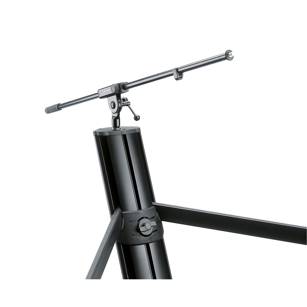 K&M 18860 Spider Pro Keyboard Stand, Black Anodized