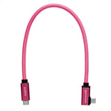 Kondor Blue KB-USBC-RA12-J iJustine Pink USB C 3.1 Data and Charging Cable 1-Feet