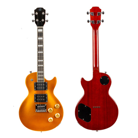 Flight Centurion Vintage Gold Solid Body Electric Ukulele