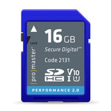 ProMaster SDHC Performance 2.0 Memory Card 16GB