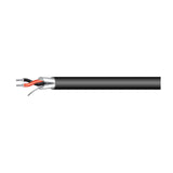 West Penn 454 1-Pair 22Awg CM Miniature Line Level Audio Cable 1000 Foot Black