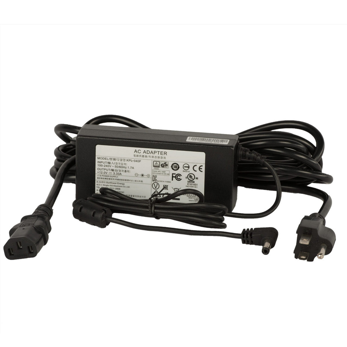 Ikan KPL-040F-VI 12 Volt 3.3 Amp AC Adapter