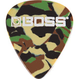 Boss BPK-12-CT Thin Camo Pack of 12 Guitar Picks - accessories