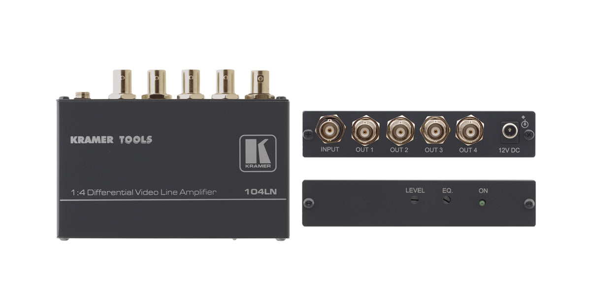 Kramer 104LN 1:4 Composite Video Differential Line Amplifier