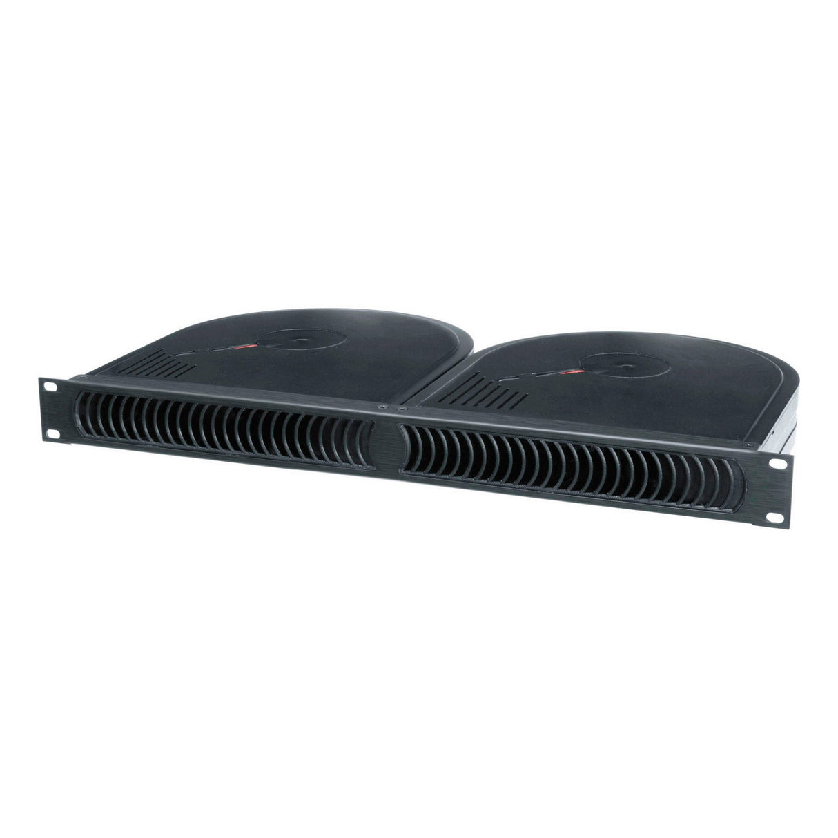 Middle Atlantic QBP-2A 1 Rackspace Quiet Blower Panel, Black Anodized, 120V