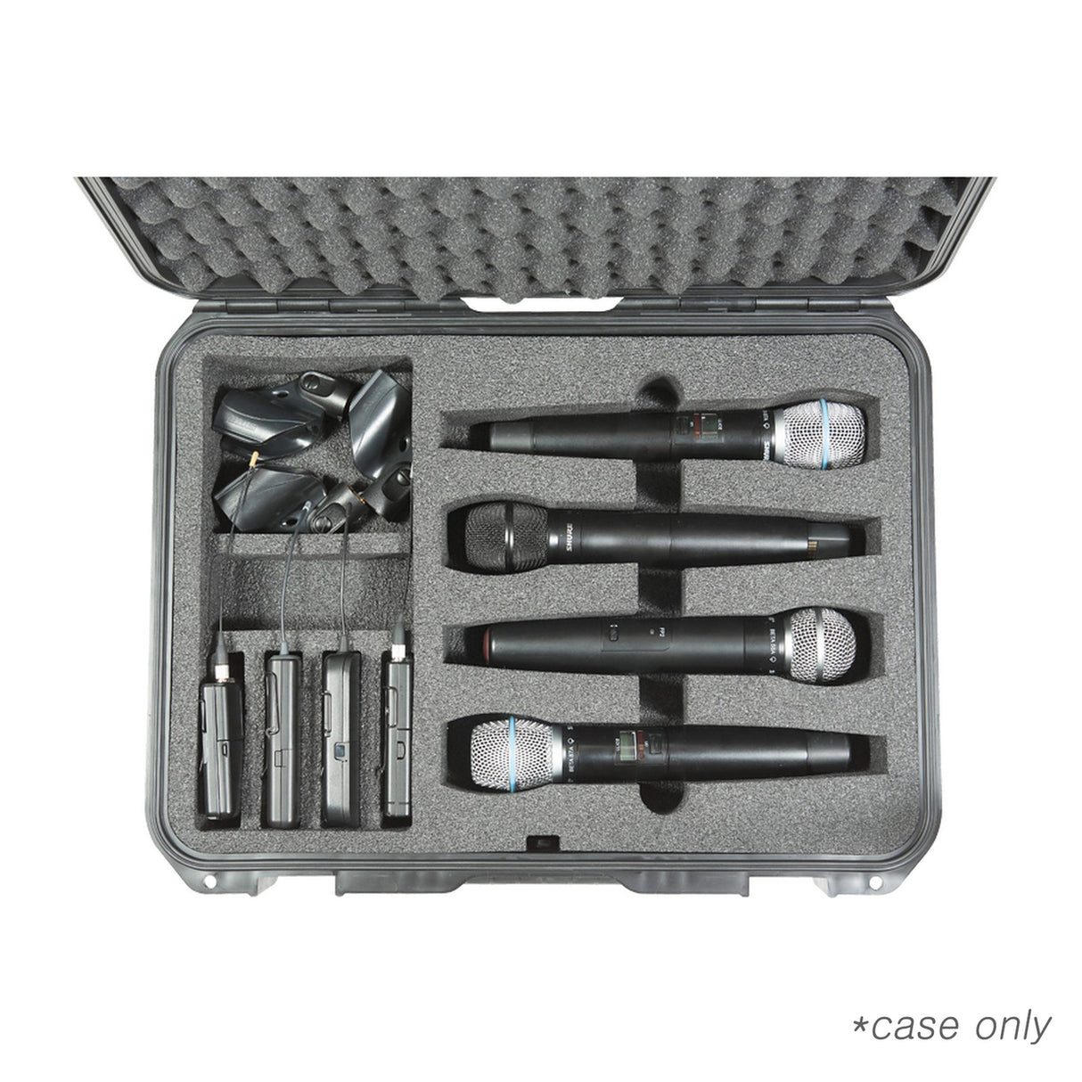 SKB 3i-1813-7WMC | Injection Molded Case for 8 Wireless Microphones