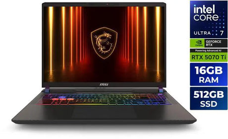 MSI - MSI Vector 16 HX AI 16" Gaming Laptop Intel Ultra 7 RTX 5070 Ti - VECTOR16HXA2285