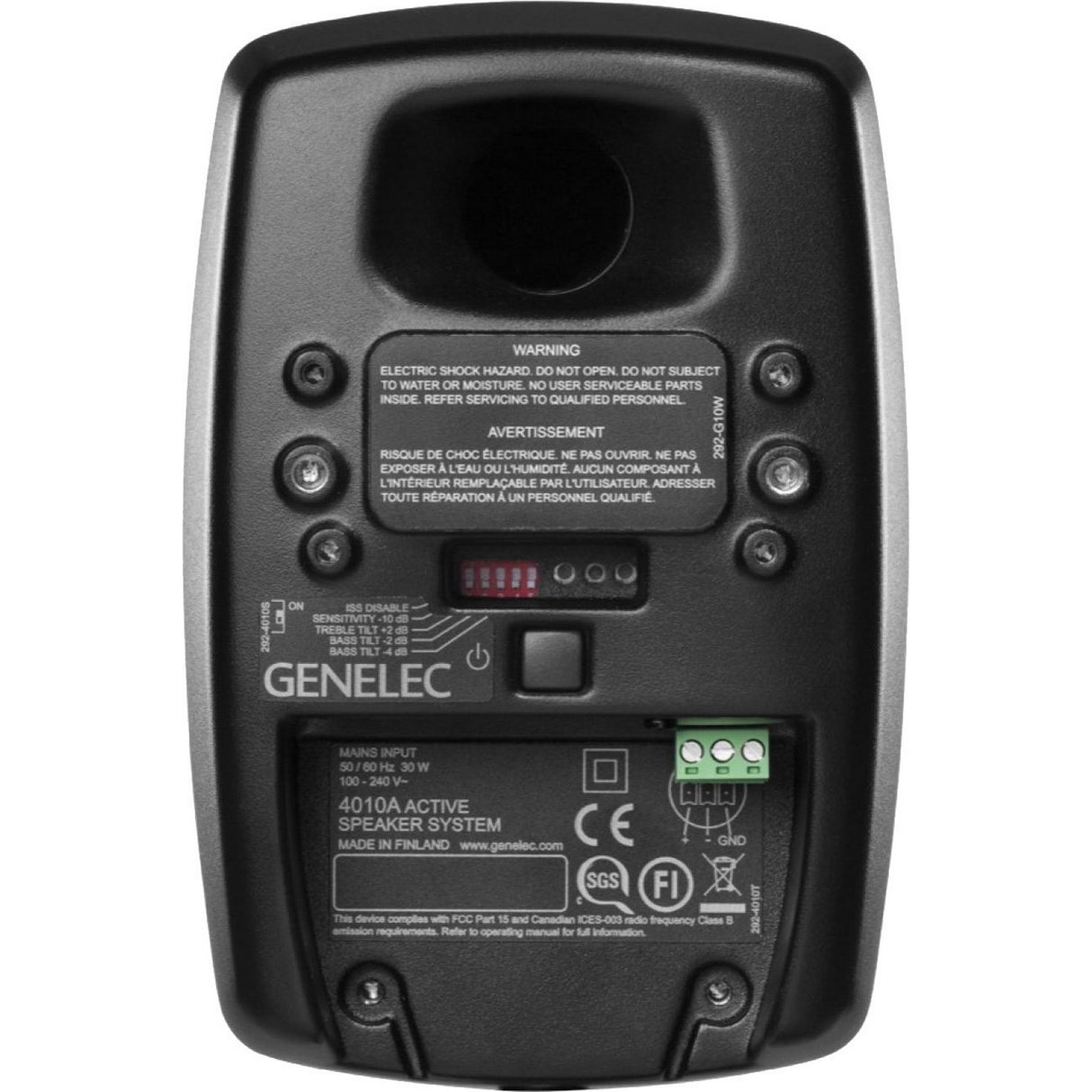 Genelec 4010AMM 3-Inch Installation Speaker, Mystic Black, Single