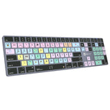 Logickeyboard Titan Wireless Backlit Shortcut Mac Keyboard for Final Cut Pro X