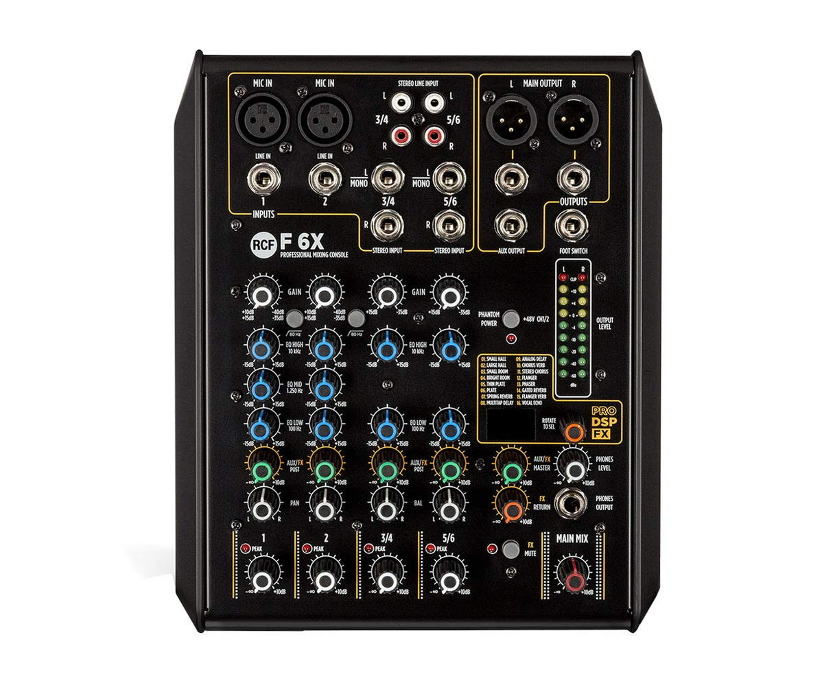 RCF F6-X 6-Channel Mixer