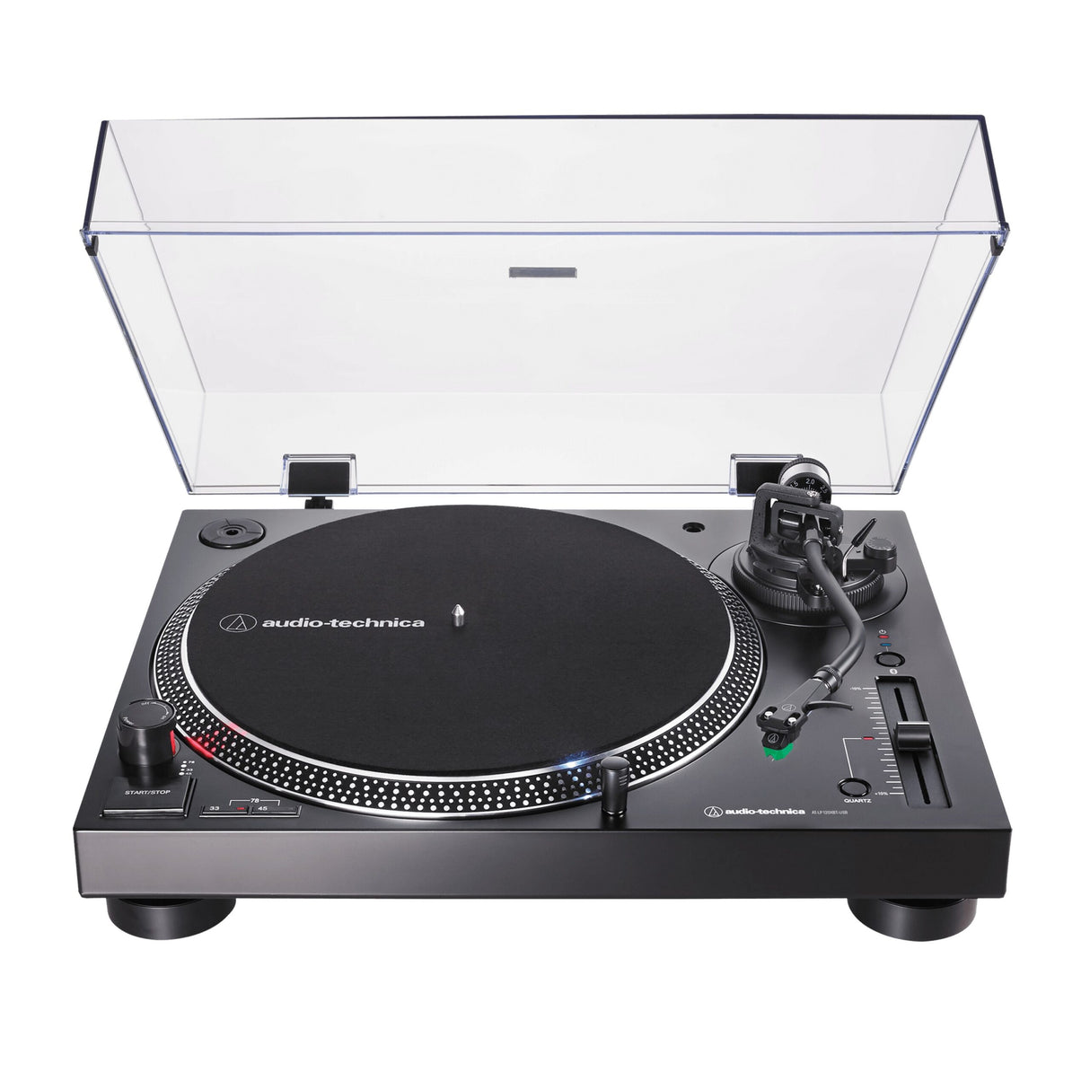 Audio-Technica AT-LP120XBT-USB Analog, Wireless and USB Direct-Drive Turntable, Black