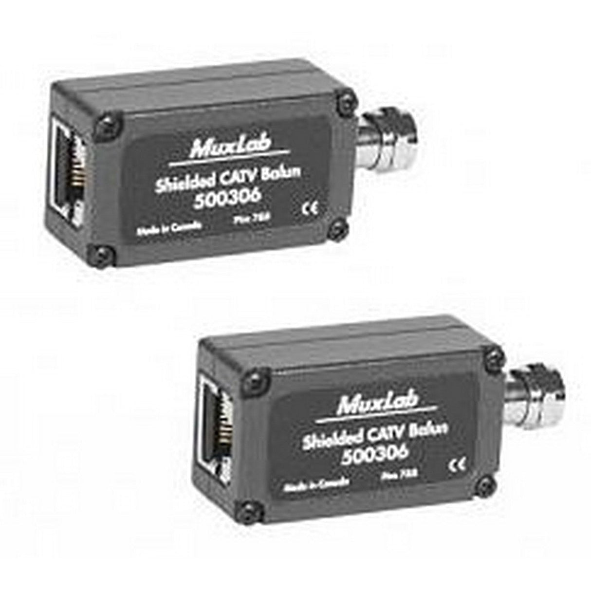 MuxLab 500306-2PK 2 Pack Shielded CATV Balun