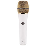 Telefunken M81 Supercardioid Handheld Dynamic Microphone, White with Gold Grille