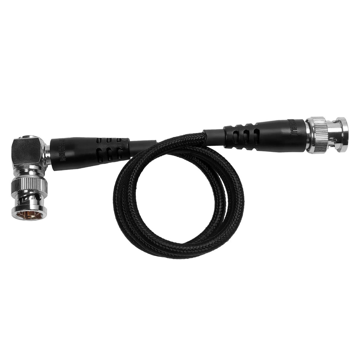 Kondor Blue 20-Inch SDI Straight to Right Angle Cable for 4K Camera Monitors and Transmitters