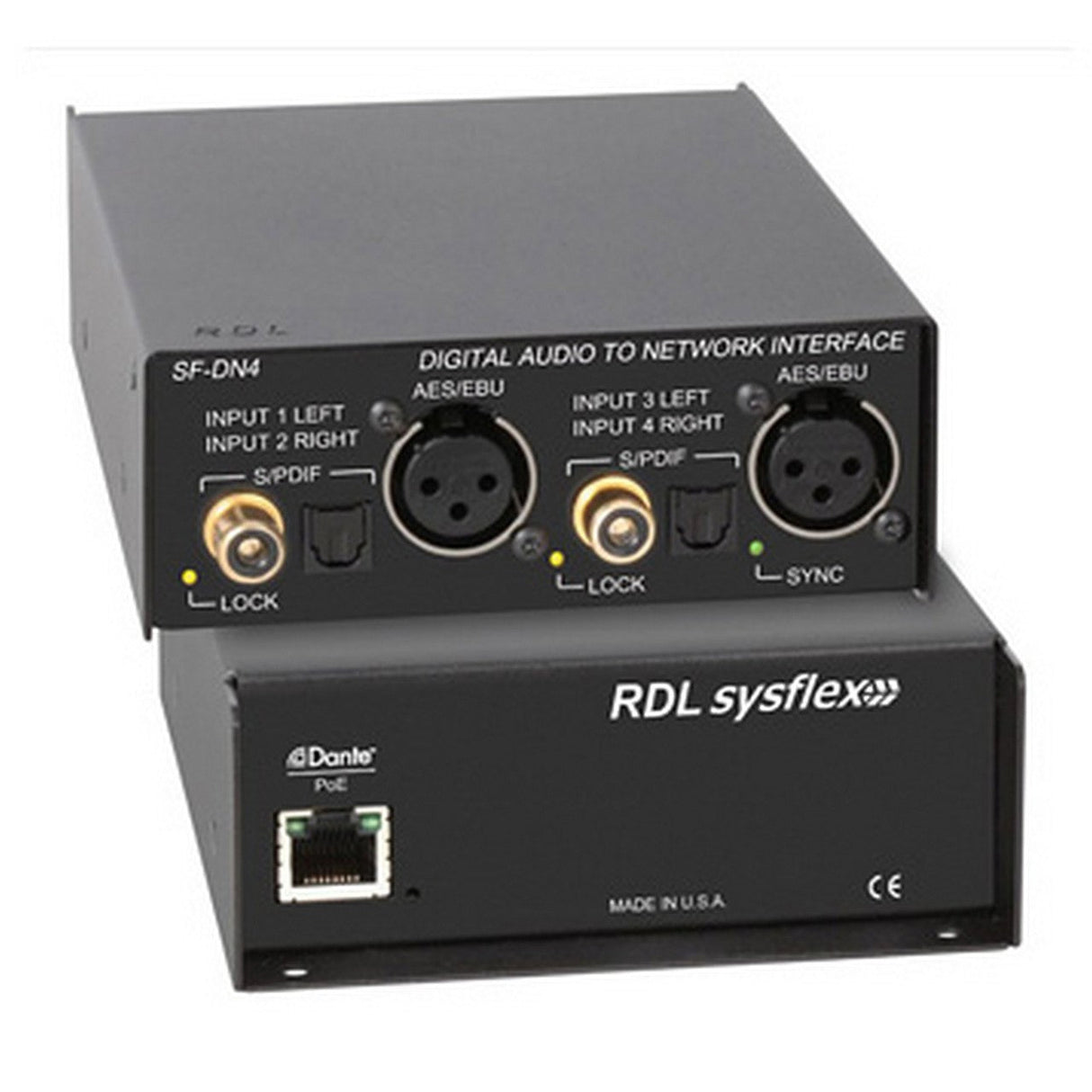 RDL SF-DN4 Digital Audio to Network Interface