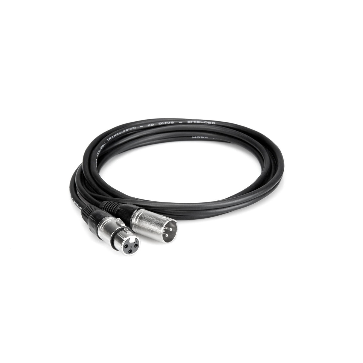 Hosa DMX-310 XLR3M to XLR3F DMX512 Cable, 10 Feet