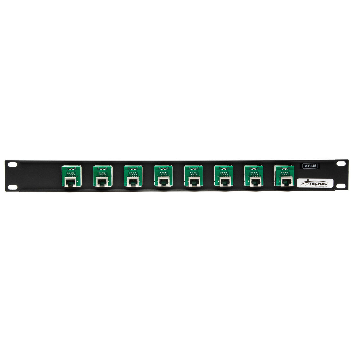 My Custom Shop 8XRJ45 8-Port Neutrik NE8FDP RJ45 CAT5e etherCON Feed-Thru Panel