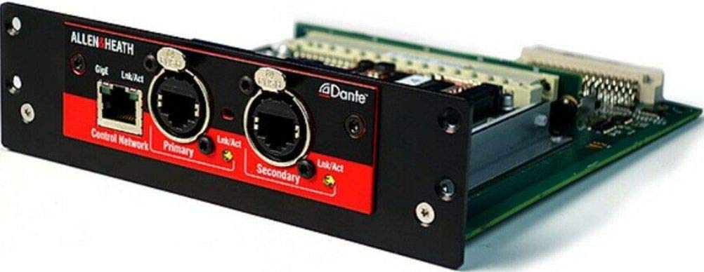 Allen & Heath M-DL-DANTE64-A 64 x 64 Dante Audio Networking Card