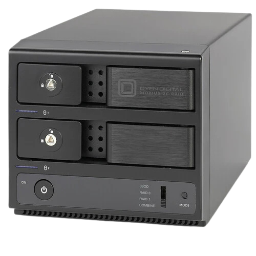 Oyen Digital 16TB Mobius Pro 2C 2-Bay USB-C RAID Hard Drive System