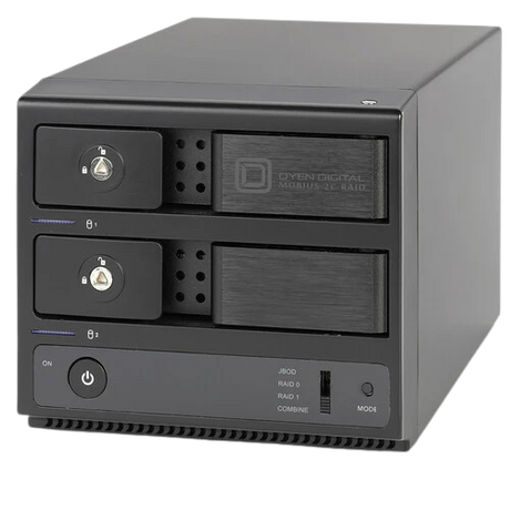 Oyen Digital 32TB Mobius Pro 2C 2-Bay USB-C RAID Hard Drive System