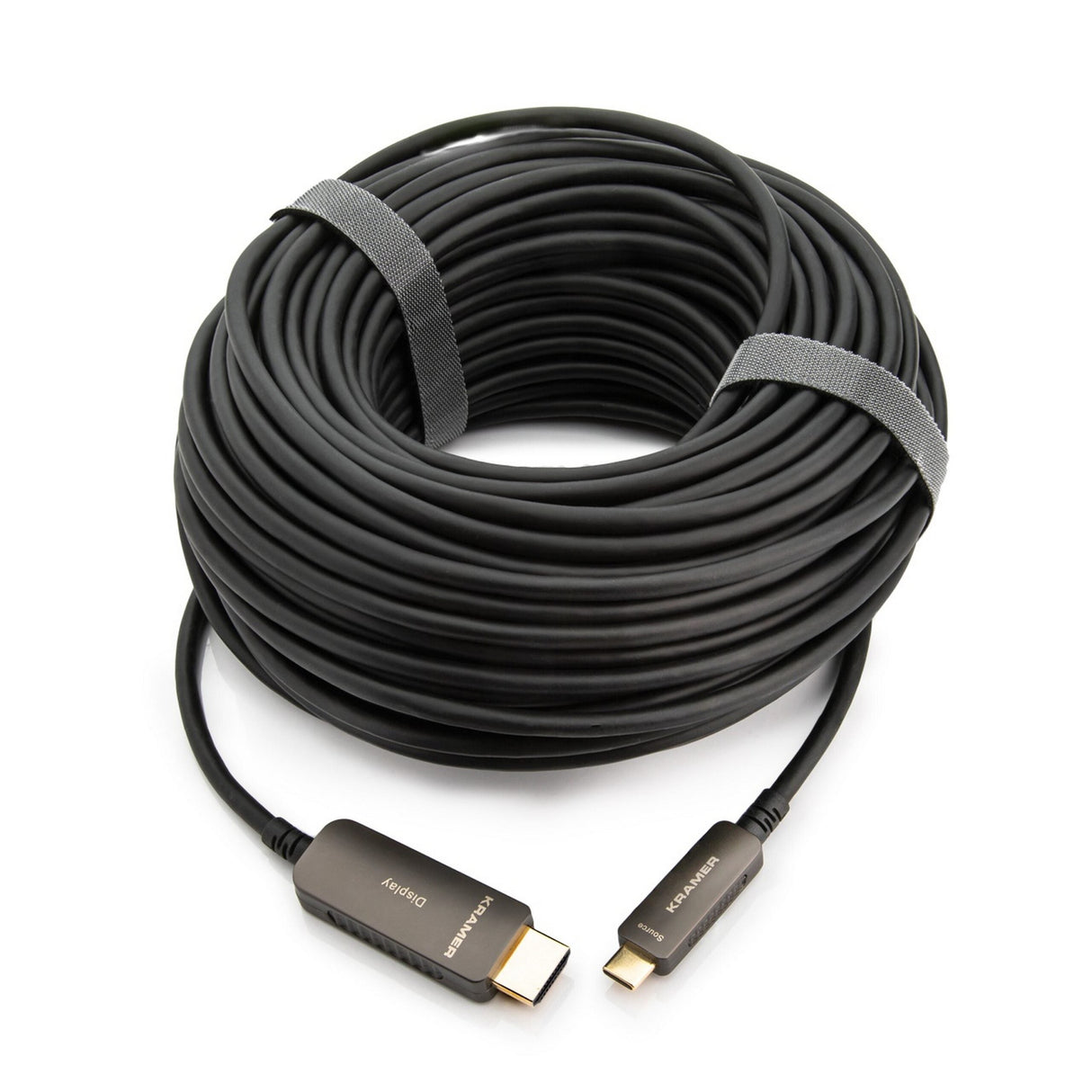 Kramer CP-AOCU/CH-33 Active Optical 4K USB Type C Male to HDMI Male, 33 Foot