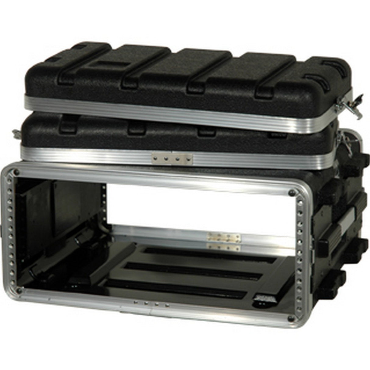 Grundorf ABS-R0416B | 4 Space Protective Amp Rack Case