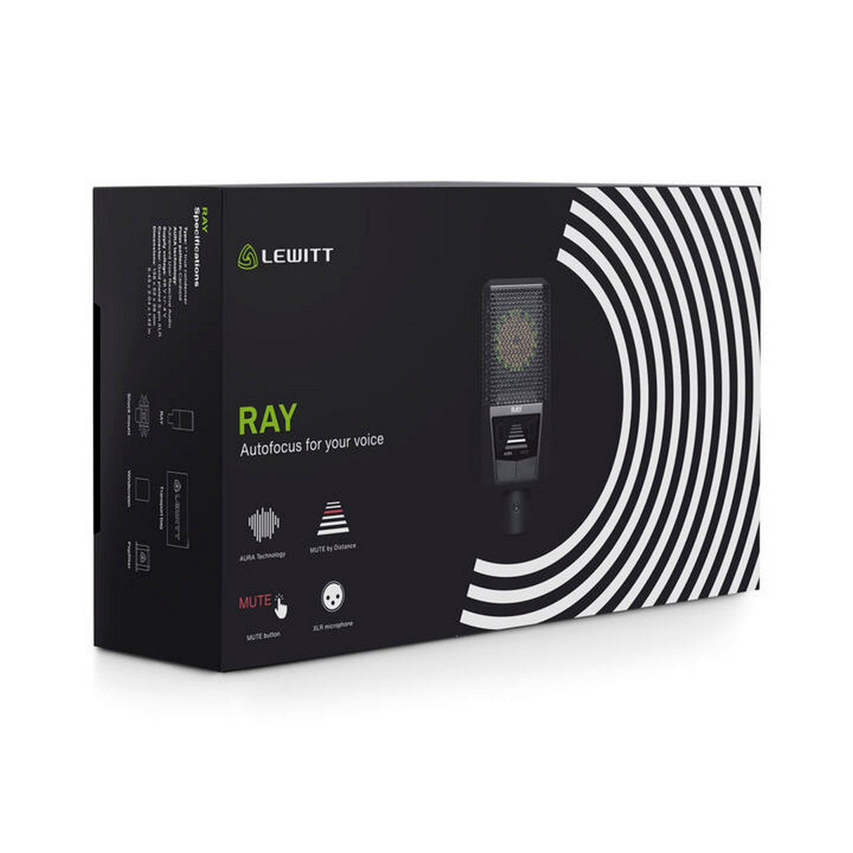 Lewitt RAY Large-Diaphragm Condenser Cardioid Microphone with AURA Technology