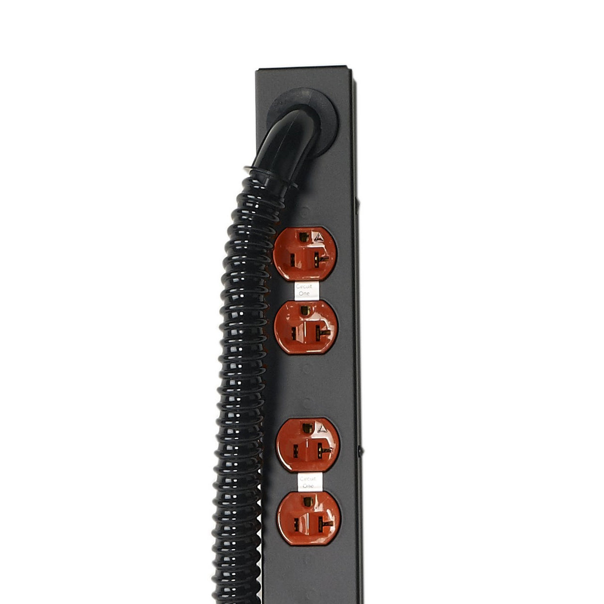 Lowell ACS-2020-IG-6C-HW Power Strip-20A, 6-Circuits, 10 IG Duplex Outlets, Hardwired, 6ft Flexible-Conduit