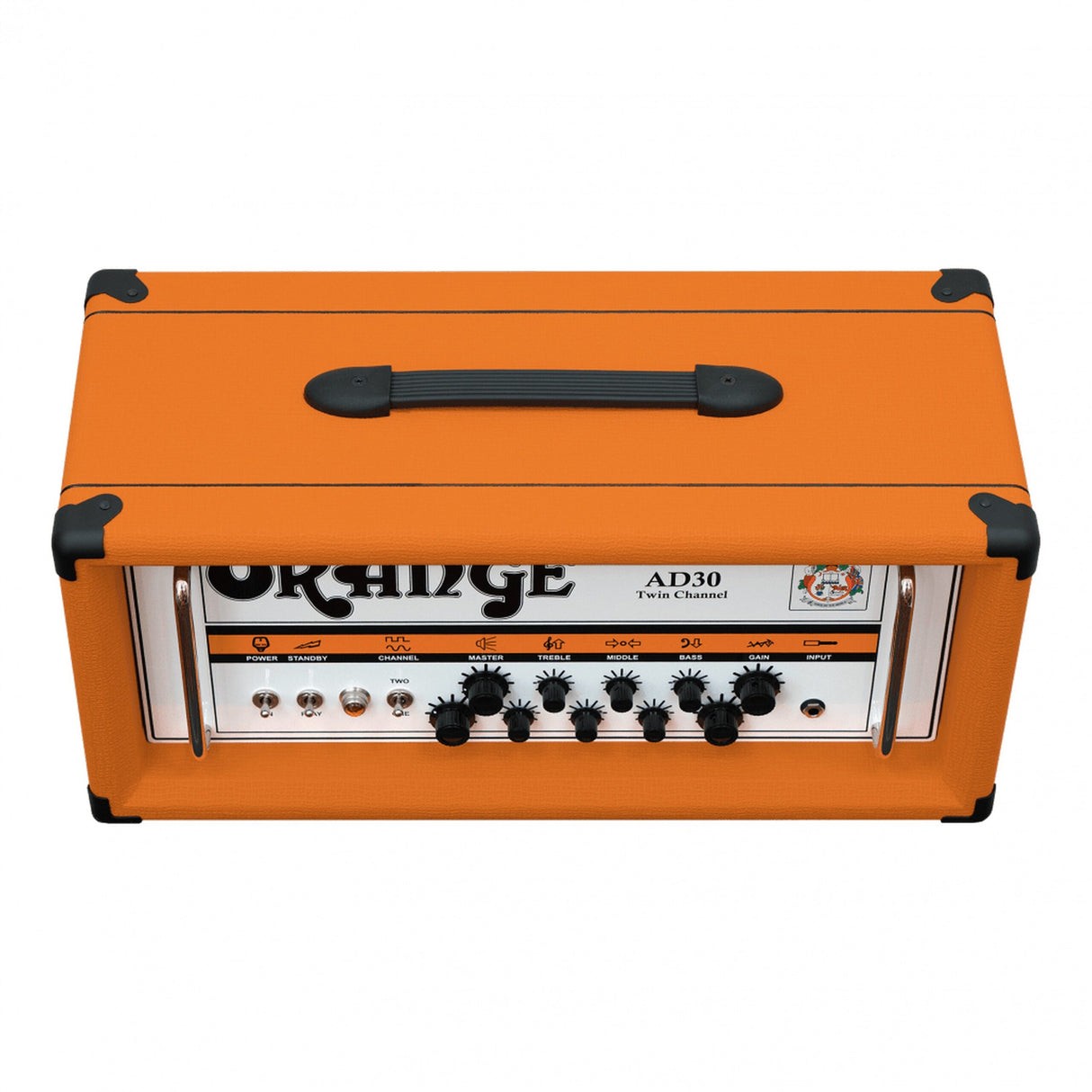 Orange AD30HTC 30-Watt Twin Channel Guitar Amplifier Head, Orange
