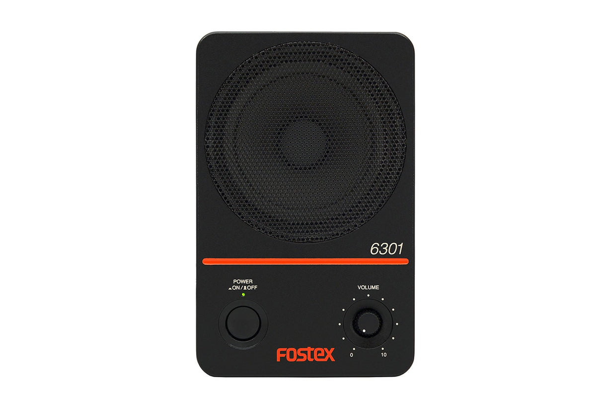 Fostex 6301ND Active Monitor with Digital AES/EBU and Unbalanced Inputs, Single Unit