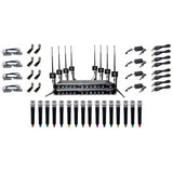 VocoPro BOOST-ACAPELLA-16 Long-Range Digital Wireless Microphone System 16 Set