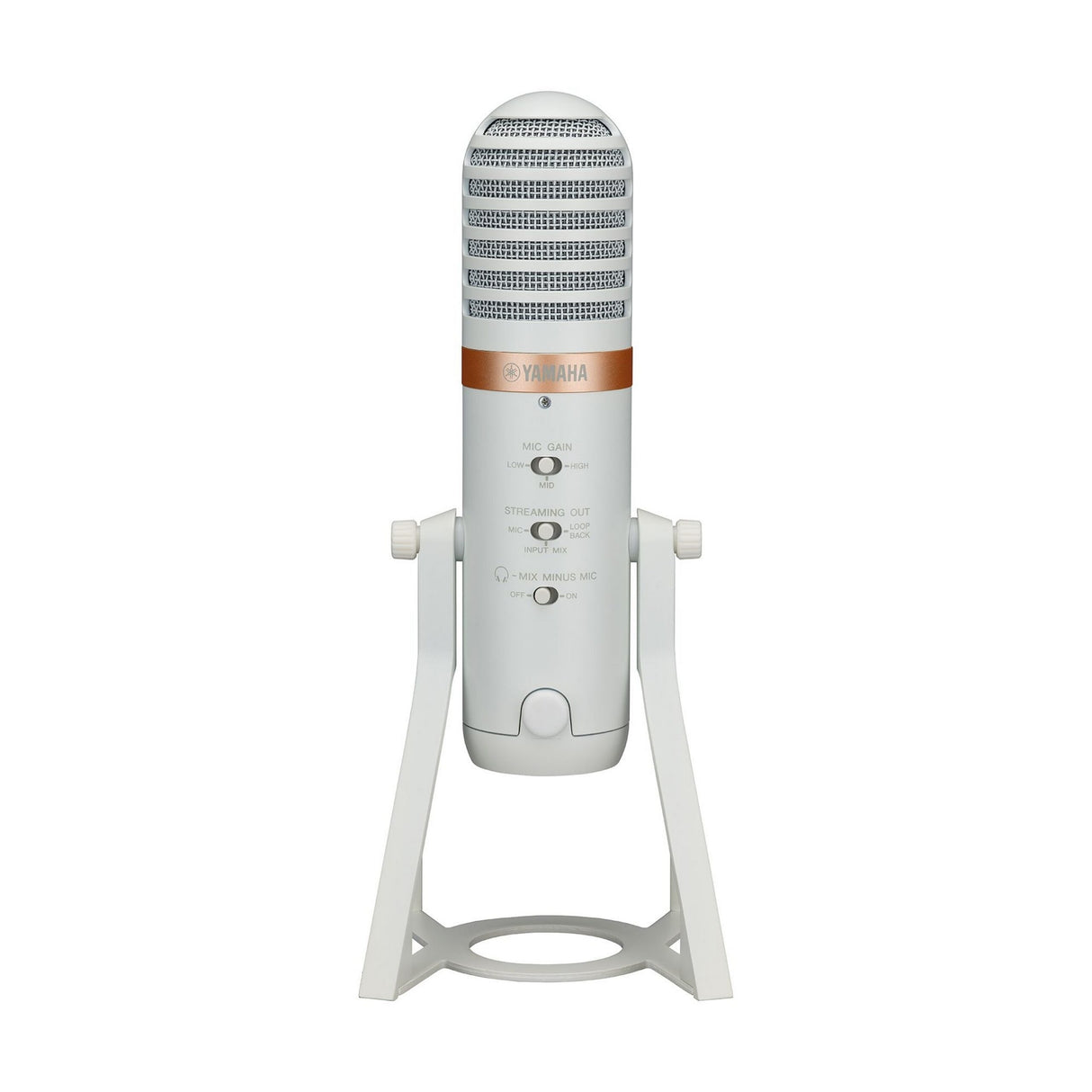 Yamaha AG01 Streaming USB Microphone, White