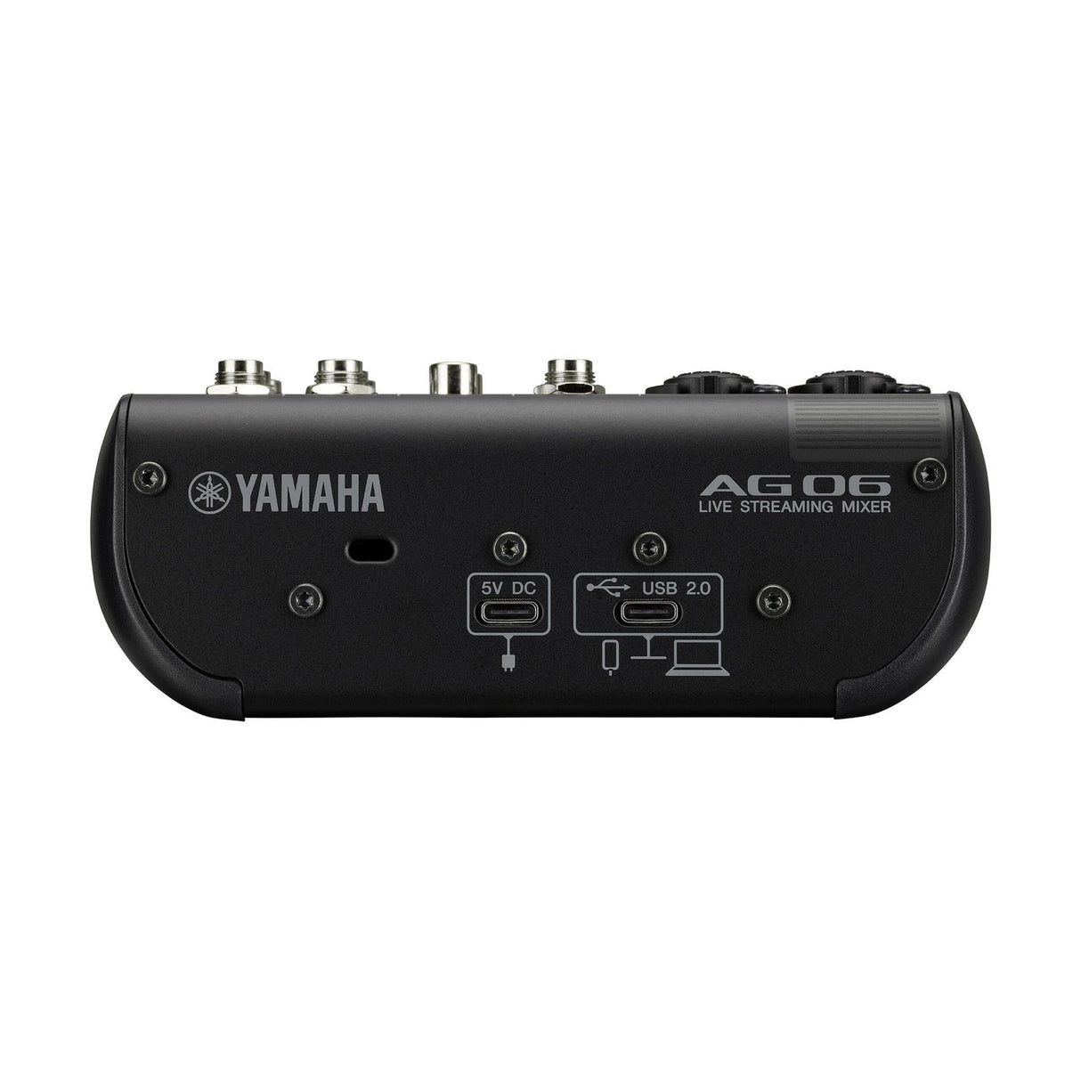 Yamaha AG06MK2 6-Channel Live Streaming USB Audio Interface Mixer, Black (Used)