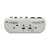 Yamaha AG06MK2 6-Channel Live Streaming USB Audio Interface Mixer, White