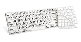 Logickeyboard LargePrint Black on White Magic Numeric Keyboard Cover