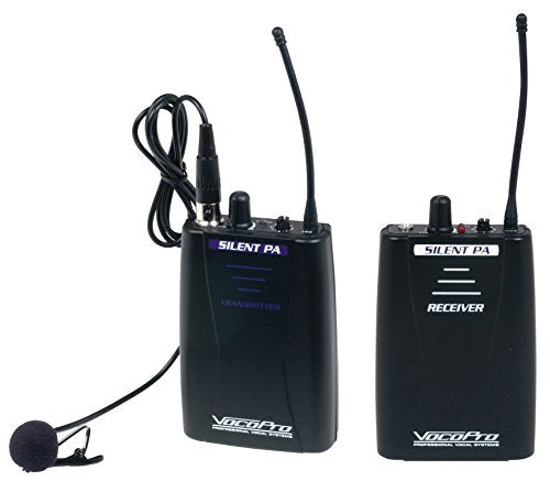 VocoPro SilentPA-PORTABLE 16-Channel UHF Wireless Audio Broadcaster System