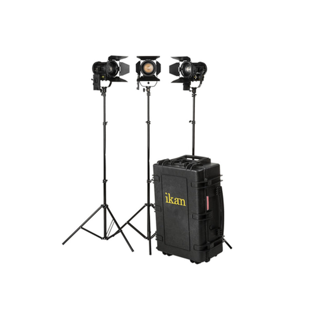 Ikan HF40-Kit 4 Inch Helia LED Fresnel Light 3 PT Light Kit 40 Watt