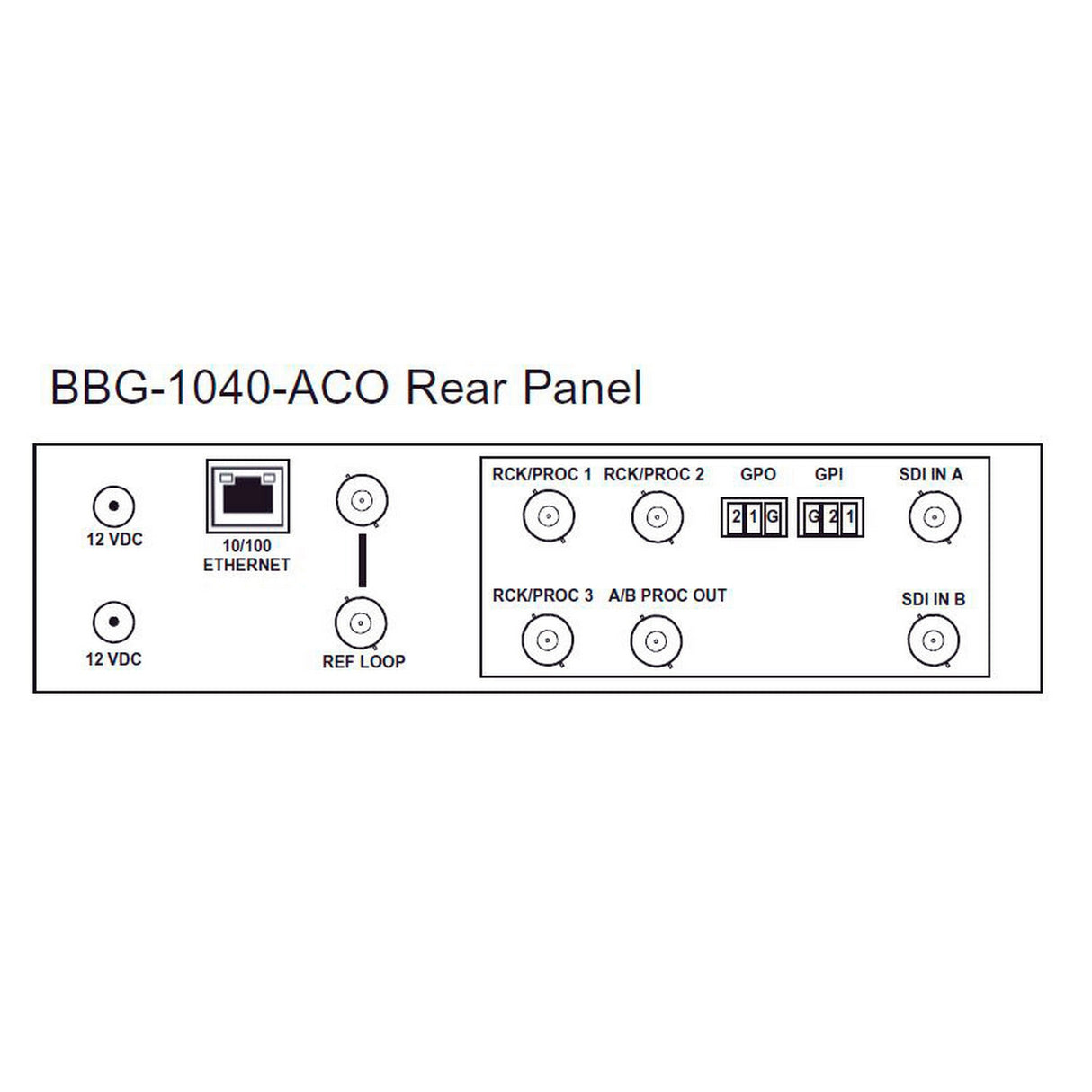 Cobalt BBG-1040-ACO 3G Multi-Input Modular Framesync